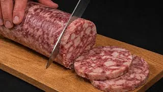 Thumbnail: The famous BEST homemade sausage recipe in the world. ASMR.