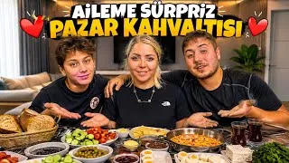 Thumbnail: AİLEME SÜRPRİZ PAZAR KAHVALTISI HAZIRLADIM !! MUTFAK MAHVOLDU