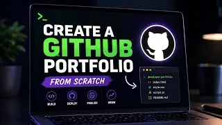 Thumbnail: Build GitHub Portfolio in 13 Minutes (Step by step | No Experience Needed)