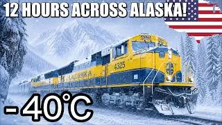 Thumbnail: 🇺🇸Riding on America's Snowiest -40℃ Train in ALASKA! (Anchorage→Fairbanks) | Alaska Railroad