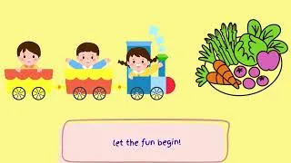 Thumbnail: Title  Tooty Fruity Train | Fun Fruit Adventures, Kids Songs & Colorful Learning