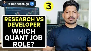 Thumbnail: Quant Researcher vs Quant Developer  Career, Skills, & Best Role in Quantitative Finance