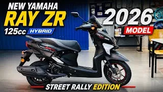 Thumbnail: New Updated✅ Yamaha Ray ZR 125 Hybrid Rally Edition 2026 Model On Road Price Features All Details 