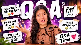 Thumbnail: My First QNA video 🥰/ Finally my boyfriend revealed 😲/ Kumkum Bisht Vlogs🌷