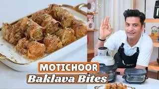 Thumbnail: Mithai Ka Yeh Twist Dekha Hai? | Motichoor Baklava Bites | Kunal Kapur Recipes