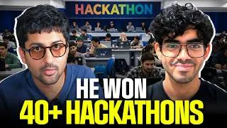 Thumbnail: He Won 40+ Hackathons and Moved to the US 🇺🇸 Here is The Blueprint.