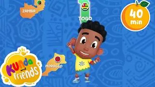 Thumbnail: Africa Song 🌍✨ | 40 MINS Cultural Heritage Compilation | Geography & Nursery Rhymes | Kids Songs