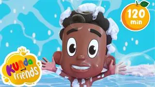 Thumbnail: Bathtime Song 🧼 | 2 Hours Mega Compilation | Bath Time & Daily Routines | Kids Songs