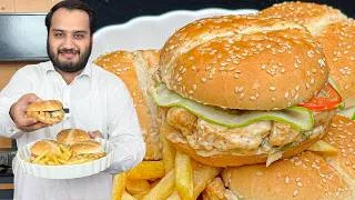 Thumbnail: Chicken Cheese Burger - Restaurant Quality Burger with Sauce