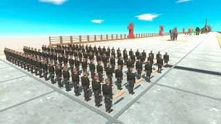 Thumbnail: 100 Human Army vs Bosses - Animal Revolt Battle Simulator