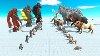 Thumbnail: Primates vs Mammals War - Animal Revolt Battle Simulator