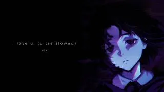 Thumbnail: wiv - i love u. (ultra slowed)