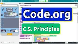 Thumbnail: Code.org Lesson 3.8B Lists Practice |  New Features | Tutorial with Answers | Unit 6 C.S.P.