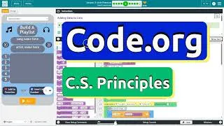 Thumbnail: Code.org Lesson 3.5B Lists Practice |  New Features | Tutorial with Answers | Unit 6 C.S.P.