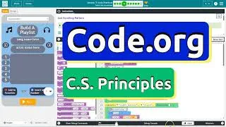 Thumbnail: Code.org Lesson 3.4B Lists Practice |  New Features | Tutorial with Answers | Unit 6 C.S.P.