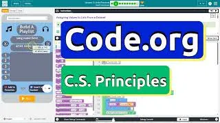 Thumbnail: Code.org Lesson 3.2B Lists Practice |  New Features | Tutorial with Answers | Unit 6 C.S.P.