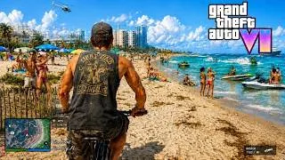 Thumbnail: Новая утечка геймплея GTA 6. Самый большой слив за неделю.