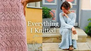 Thumbnail: Everything I Knitted This Summer 2026 🌊