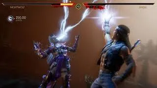 Thumbnail: Nightwolf Fatal Blow Kills Evil Sindel | Mortal Kombat 11