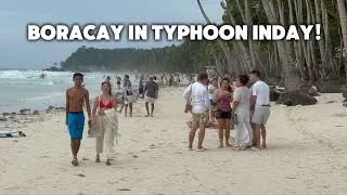 Thumbnail: BORACAY Philippines | July 10 2026 | Walk Tour At The White Beach & D’Mall In Typhoon Inday