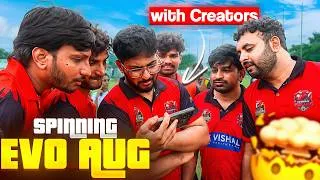 Thumbnail: EVO AUG Gun Spinning with Telugu Creators 🔥 #kv18 #freefiretelugu #telugu #tccl