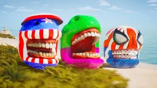 Thumbnail: Pacman full version Spider Man Pacman vs Captain America Hulk 4k