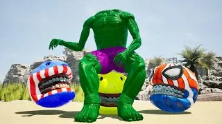 Thumbnail: Spiderman Pac Man saves Spider Girl vs Siren Head and Hulk Monster