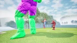 Thumbnail: Colossal Titan captain America HULK Spiderman Galactus vs Godzilla