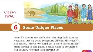 Thumbnail: (PART-1) Some Unique Places / Class-5 TWAU Chapter-6/ NCERT Explanation By-KV Teacher 
