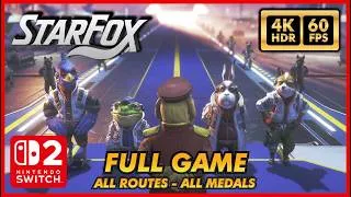 Thumbnail: STAR FOX REMAKE FULL GAME Walkthrough [4K 60FPS HDR] ALL ROUTES - ALL MEDALS [Nintendo Switch 2]