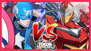 Thumbnail: CAPTAIN America Team vs IRON Marvel - Marvel Fighting Tokon Souls
