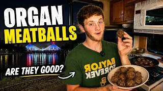 Thumbnail: I Cooked Organ Meatballs in My Truck Camper… Are They Actually Good?