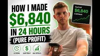 Thumbnail: How I made 6,840 dollars profit in 24 hours of work (filmed in february)