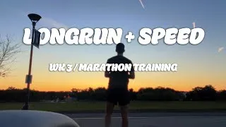 Thumbnail: Week 3 Marathon Training + Mixing Speed into Longrun