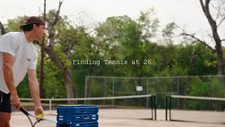 Thumbnail: picking up tennis at 26 | two years in