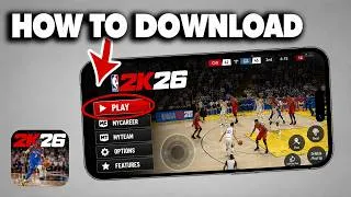 Thumbnail: NBA 2K26: HOW TO DOWNLOAD & PLAY NBA 2K26 (ARCADE EDITION) ON PHONE 🔥(All Roster)