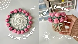 Thumbnail: Flower Coaster Crochet 💐🧶✨