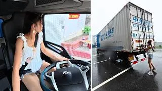 Thumbnail: Surviving The Long Haul: Female Truck Driver Xiao Zhou Daily Routine