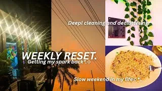 Thumbnail: Weekend RESET VLOG 🧺✨ | Deep Cleaning, Slow Living & PRODUCTIVITY Routine. 