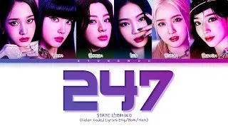 Thumbnail: STAYC 247 Lyrics (Color Coded Lyrics Eng/Rom/Han)