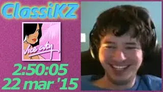 Thumbnail: ClassiKZ!! Vice City All Missions in 2:50:05, recorded on 22 March 2015