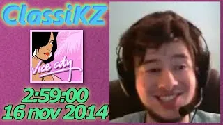 Thumbnail: ClassiKZ!! Vice City All Missions in 2:59:00, recorded on 16 November 2014