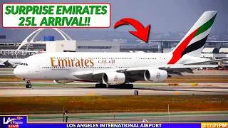 Thumbnail: RARE EMIRATES A380 ARRIVAL AT LAX!