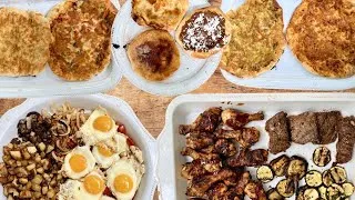Thumbnail: Ultimate Backyard BBQ Feast: BBQ Chicken Drumsticks, Herb Butter Flat Iron Steak & Pizzas!