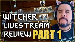 Thumbnail: Playing GWENT |  Finding Yennefer | Witcher 3 LiveStream Highlights 🔴 episode 1