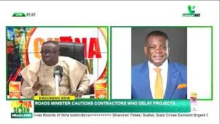 Thumbnail: Kwame Tanko salutes Roads and Highways Minister.