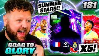 Thumbnail: I PACKED 5x SUMMER STARS PLAYERS!!! FC 26 RTG #181