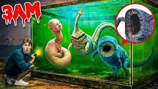 Thumbnail: I Opened The Aquarium With BABY SEA HAND MONSTER And WE SWAM TOO FAR At 3 AM 😨