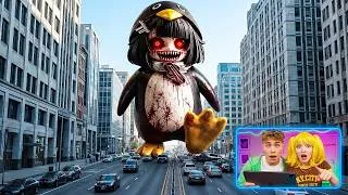 Thumbnail: I threw all GUGUGAGA PENGUIN and MEME 67 bathbombs into the tub!