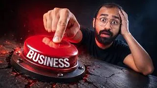 Thumbnail: Don't Start a Businesss Please 🙏